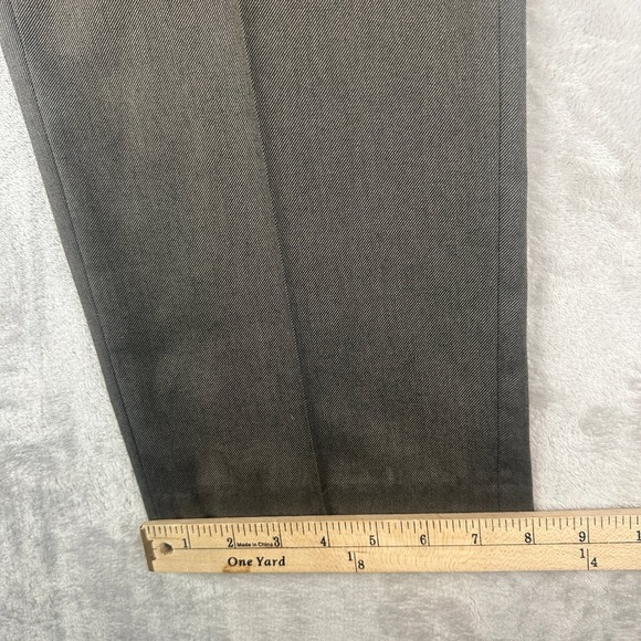 Lauren Ralph Lauren Men's Dress Pants 38W x 29L Olive Green Flat Front Trousers - Picture 8 of 9